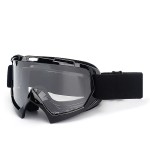 Ochelari unisex ski, snowboard si multe alte sporturi, rama neagra - lentila transparenta, O1NT